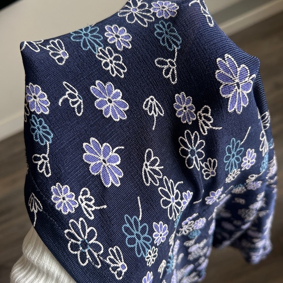 Accomplice Vintage Navy Floral Mini Dress - Picture 7 of 7